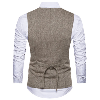 Chaleco de Lana Doble Botonadura para Hombre - Image 2