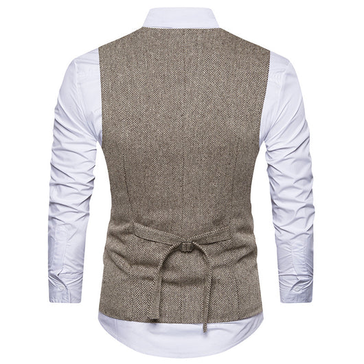 Chaleco de Lana Doble Botonadura para Hombre - Image 2