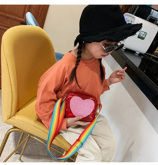 Bolso Infantil Corazón Láser para Hombro - Image 20