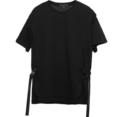 Playera Manga Corta para Hombre con Cuello Redondo y Detalles Decorativos - Image 3