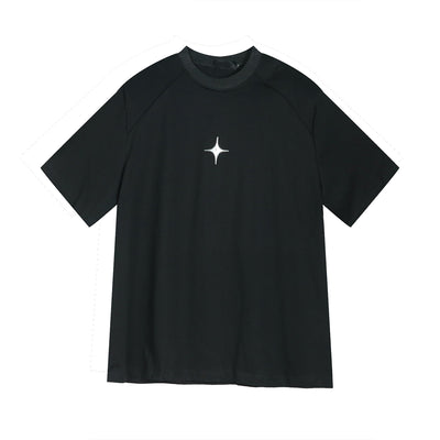 Playera Hombre Estilo Coreano con Diseño Impreso y Hombrera con Cierre - Image 6