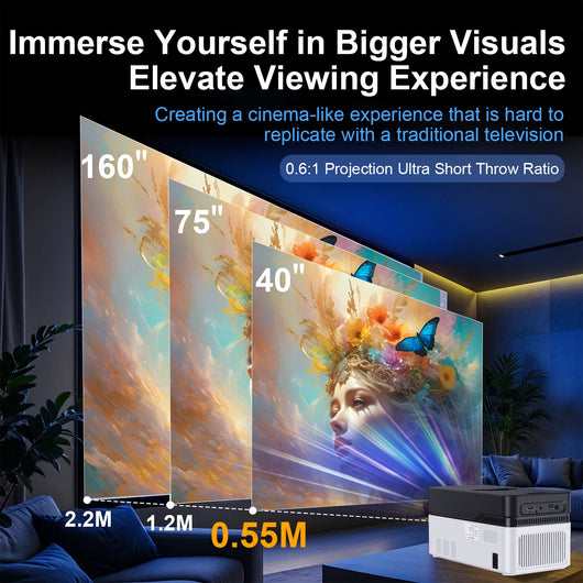 Proyector Inteligente 1080p Ultra Compacto con Enfoque Automático 8K - Image 9