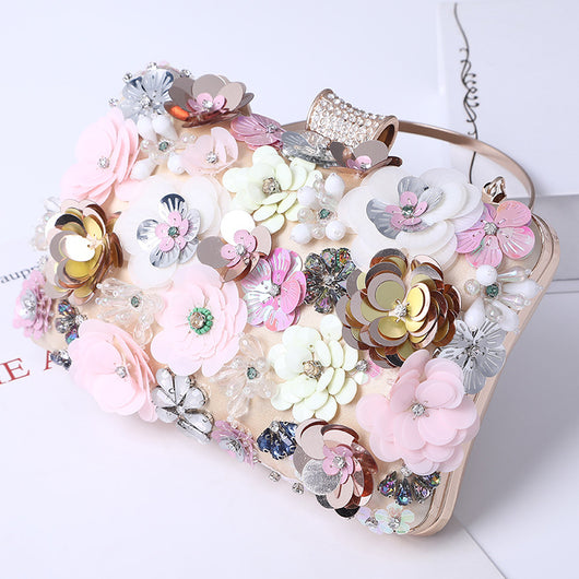 Bolso Elegante para Mujer con Bordado Floral Artesanal - Image 3