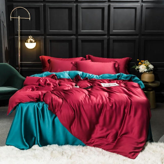 Juego de Cama Tencel Reversible de 80 Hilos - 4 Piezas - Image 10