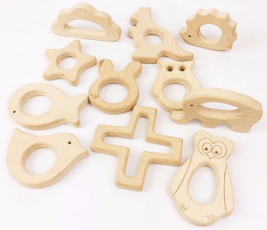 Mordedores de Madera de Haya para Bebés - Image 9