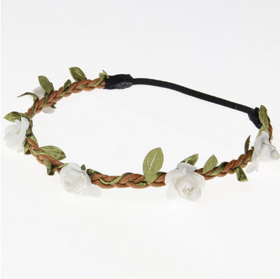 Diadema Tejida de Rosa para Niñas - Image 17
