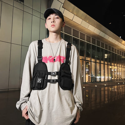 Bolsa de Pecho Multifuncional para Hombre - Estilo Urbano