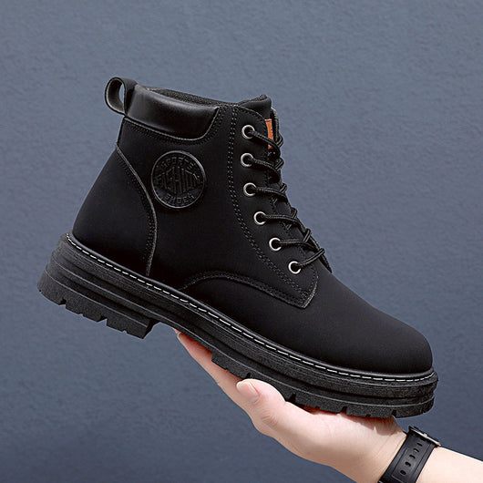 Botas de Invierno para Hombre con Tacón Grueso y Diseño Moderno - Image 9