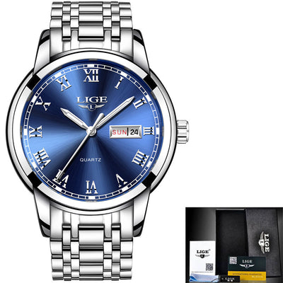 Reloj de Cuarzo con Tres Esferas y Banda de Acero - Image 11