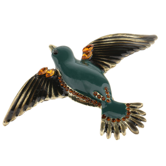Broche de Pájaro Retro - Accesorio Vintage Extravagante - Image 3