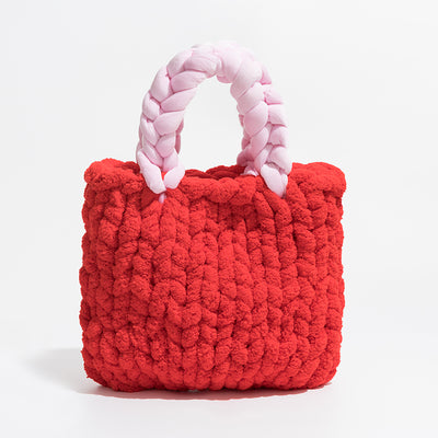 Bolsa Bucket Tejida a Mano para Mujer - Image 5