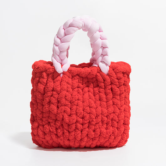 Bolsa Bucket Tejida a Mano para Mujer - Image 5