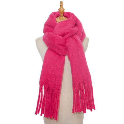 Bufanda Trenzada de Mohair Premium para Invierno - Suave y Abrigadora - Image 10