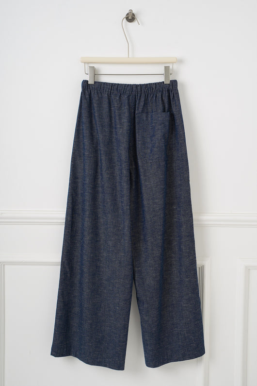Pantalones Vaqueros Anchos con Cintura Elástica y Cordón Ajustable - Image 13