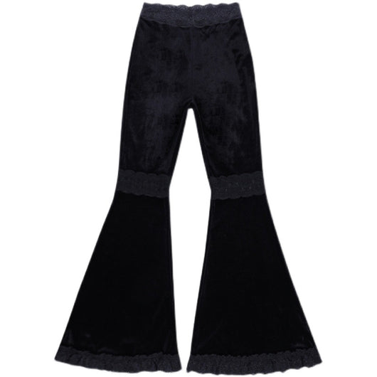 Pantalones Acampanados Negros Mujer - Cintura Alta Versátil para Todos los Estilos - Image 2