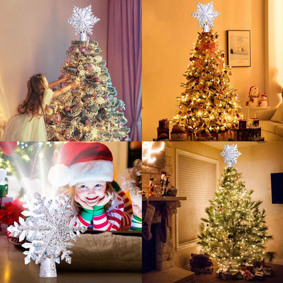Proyector Navideño con Efecto Nieve Rotativo y Estrella de Cinco Puntas - Image 7