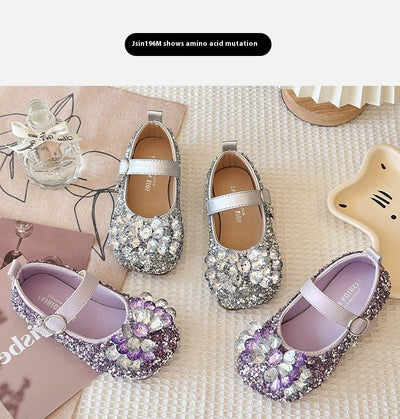 Zapatos de Rendimiento para Niñas con Diamante de Luz en Cristal - Image 11