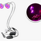Lámpara LED de Cultivo Dual 10W con Pinza de Escritorio y Cuello Flexible