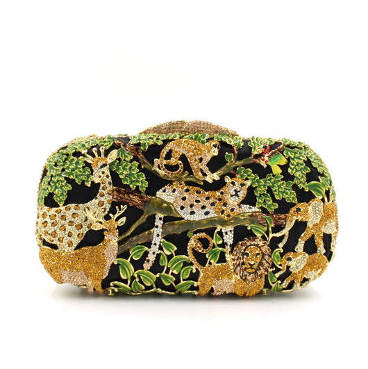 Cartera de Mano Diamante Gota de Aceite