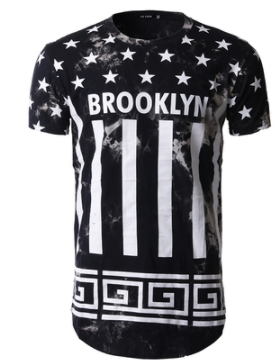 Camiseta Casual con Estampado de Estrella de Cinco Puntas - Image 4