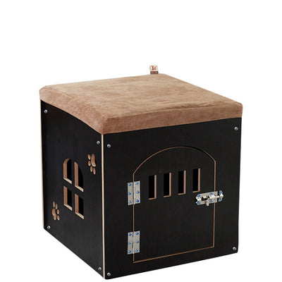 Casa de Mascotas de Madera Desmontable y Lavable para Todas las Estaciones - Image 14