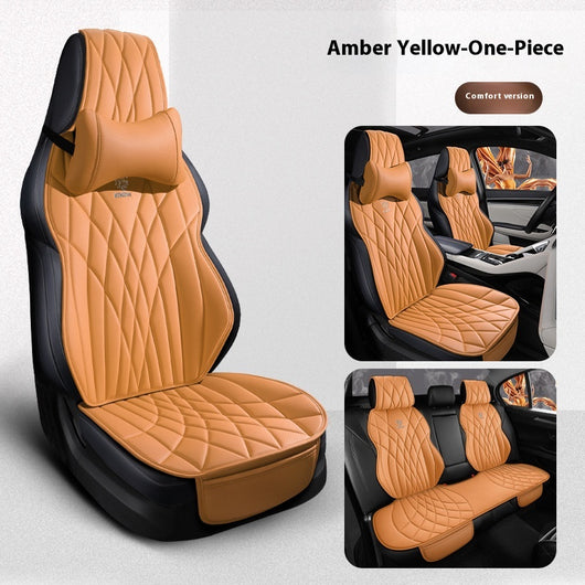 Funda de Asientos de Cuero Premium para Auto - Juego Completo 5 Plazas - Image 6