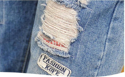 Jeans Sueltos de Cintura Alta con Cordón para Mujer - Image 12