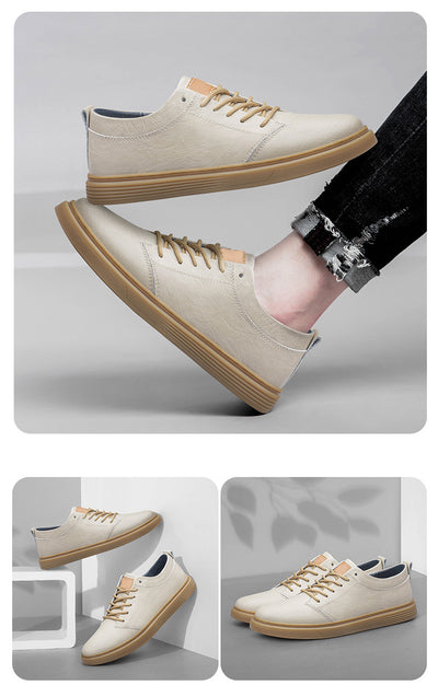 Tenis Casuales Hombre Cordones Punta Redonda Diseño Clásico - Image 20