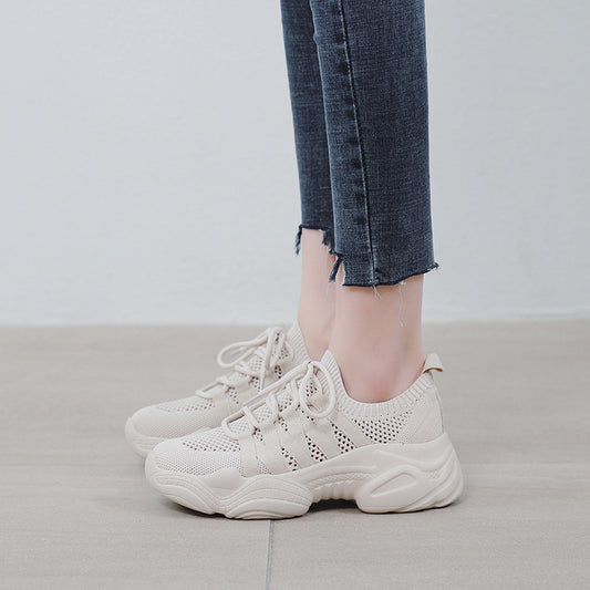 Zapatillas Deportivas Tejidas para Mujer - Talla Grande 41-43 Respirable y Cómoda - Image 2