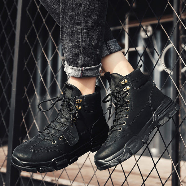 Botas de Trabajo para Hombre Estilo Martin - Alta Resistencia