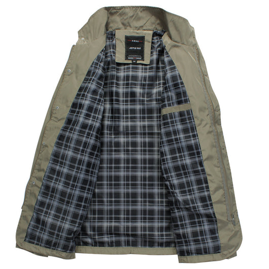 Chaqueta Casual con Cuello Mao para Hombre - Image 2