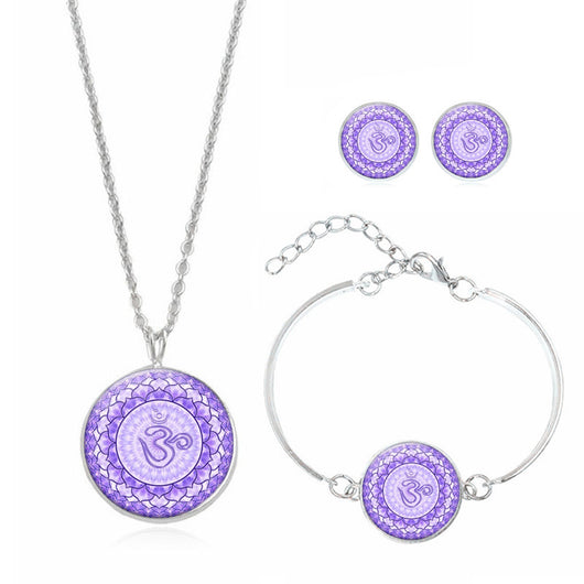 Collar Mandala Floral con Piedras Preciosas - Image 8
