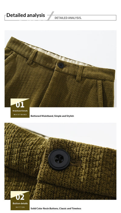 Pantalones de Pana Retro Slim Fit Hombre - Image 12