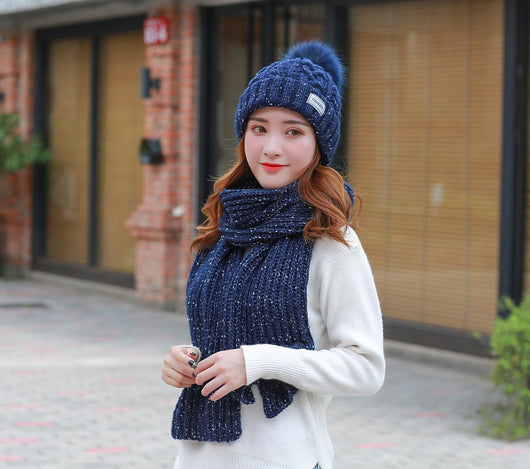 Gorro y Bufanda Larga de Lana para Mujer - Image 21