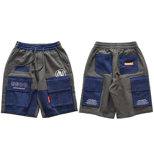 Shorts Juveniles con Letras Estampadas y Costuras en Contraste - Image 12