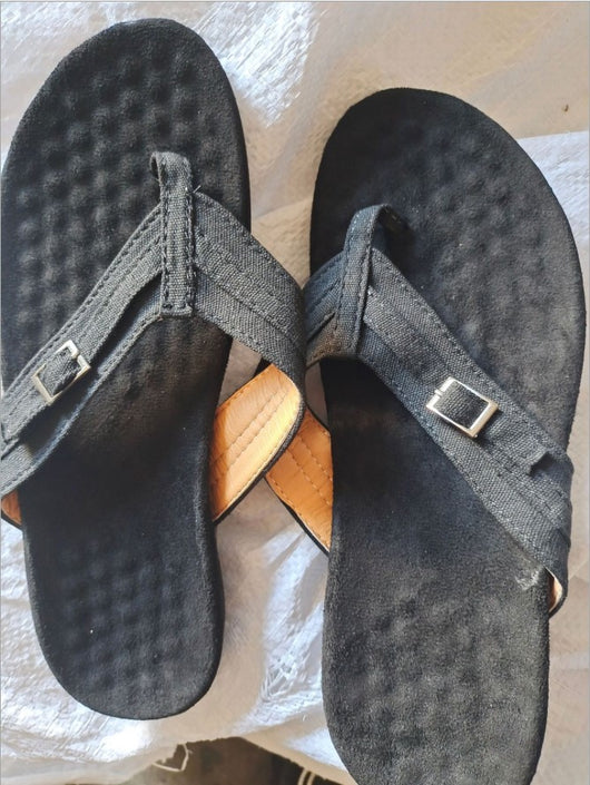Sandalias Planas Cómodas para Mujer - Chanclas y Pantuflas - Image 8
