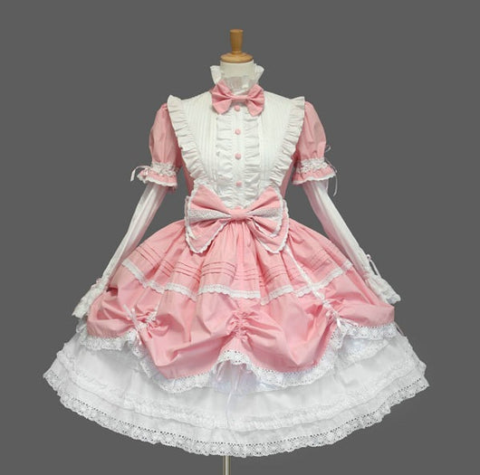Vestido Gótico Retro de Encaje con Mangas Abullonadas - Disfraz Cosplay - Image 6