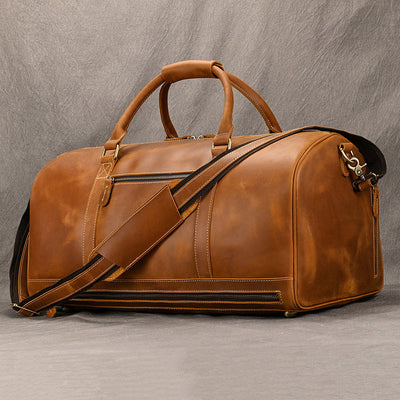 Bolsa de Viaje Ejecutiva en Cuero Genuino - Gran Capacidad para Hombre - Image 3