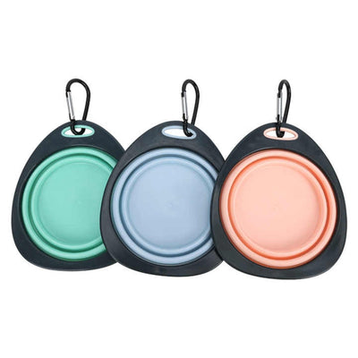 Comedero Plegable Portátil para Mascotas - Tazón de Viaje Multicolor para Perros y Gatos - Image 5