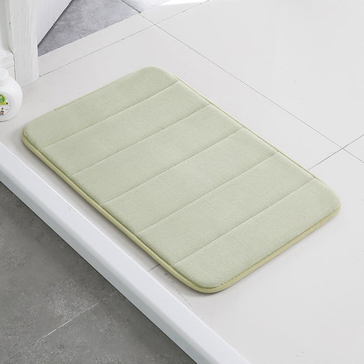 Tapete de Baño Coral Fleece con Espuma Viscoelástica - Antideslizante y Absorbente - Image 16