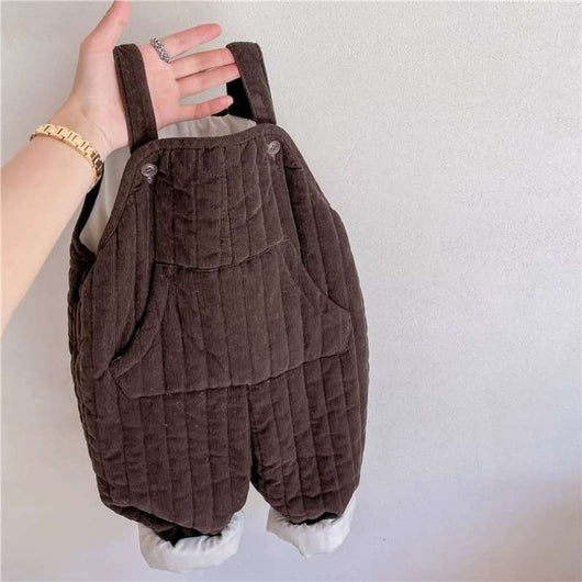 Peto Acolchado de Pana Suave y Adorable para Bebé
