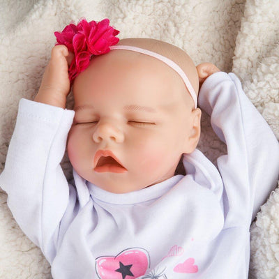 Muñeca Reborn Realista de 17 Pulgadas - Bebé Niña con Detalles Auténticos - Image 10