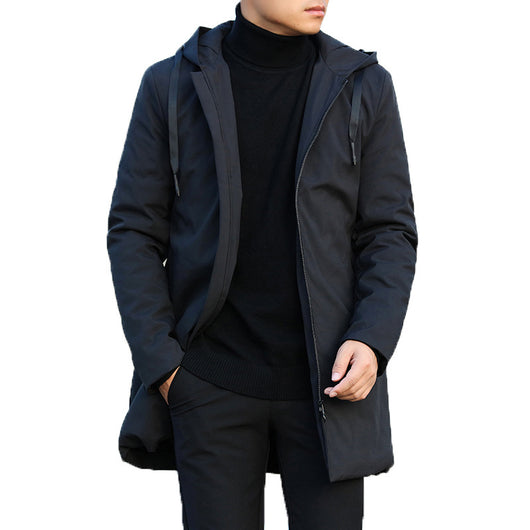 Chamarra Gruesa con Capucha para Hombre - Casual y Versátil - Image 11