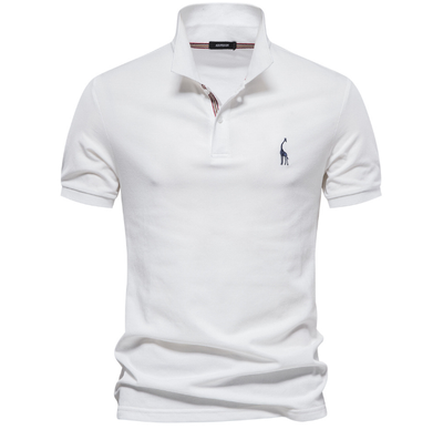 Polo Clásico para Hombre con Bordado de Venado - Diseño Básico Manga Corta - Image 15