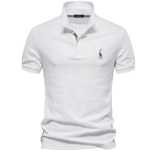 Polo Clásico para Hombre con Bordado de Venado - Diseño Básico Manga Corta - Image 15