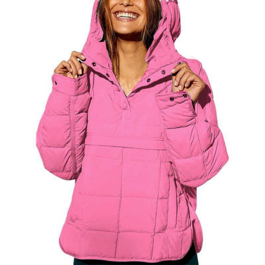 Abrigo de Algodón con Capucha para Mujer - Image 7