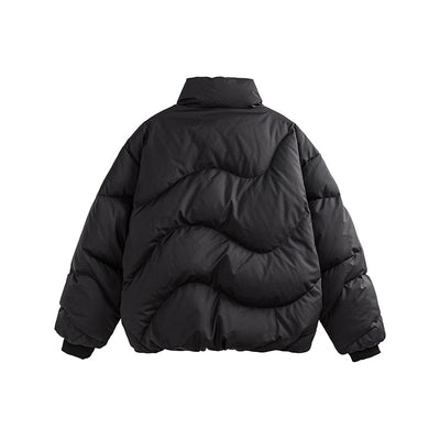 Chaqueta Acolchada Minimalista de Plumón Japonesa - Image 5