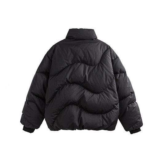 Chaqueta Acolchada Minimalista de Plumón Japonesa - Image 5