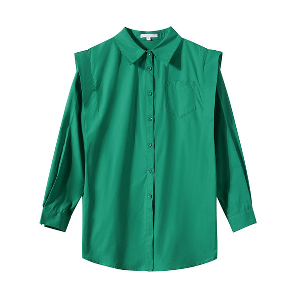 Camisa Commuter Verde Design Sense - Estilo Profesional Versátil - Image 4
