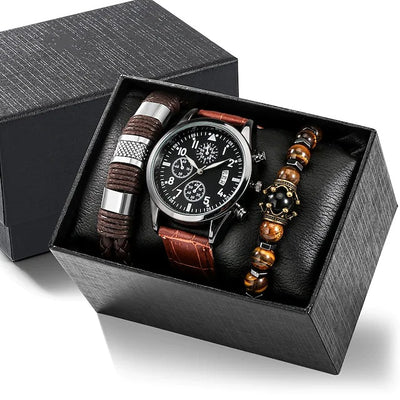 Reloj con Pulsera de Acero Inoxidable y Cuentas - Image 10
